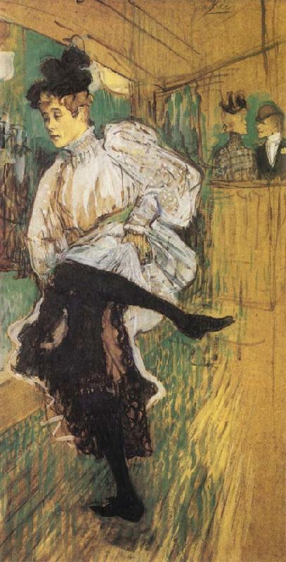 Henri de toulouse-lautrec Jan Avril Dancing oil painting picture